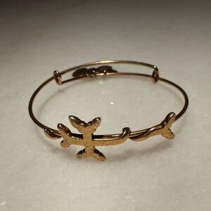 Alex and Ani Armenian Cross wrap Russian Gold Bracelet